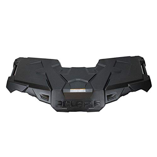 Polaris ATV Front Rack with Plugs Assembly, Gloss Black, Genuine OEM Part 2636440-070, Qty 1
