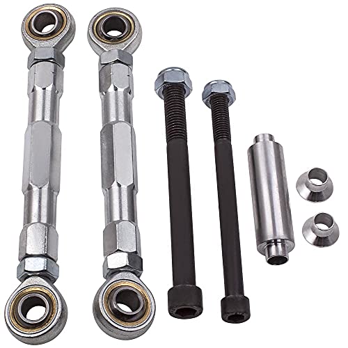 maXpeedingrods Rear Lowering Links for Suzuki GSXR 600 750 2006-2010, for Suzuki GSXR 1000 2007-2008 with Hardware, 0-4" Adjustable